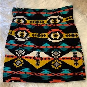 🦋 Aztec Mini Skirt